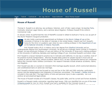 Tablet Screenshot of houseofrussell.com